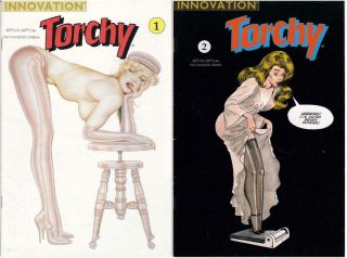 Torchy 1 & 2 Bill Ward 1991 Innovation Olivia De Berardinis Good Girl Art