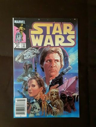 Star Wars 81 (marvel 1977) - Grade Nm - Painted Tom Palmer Bobba Fett Cover
