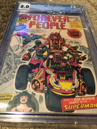 The Forever People 1 8.  0 Cgc Graded Comic