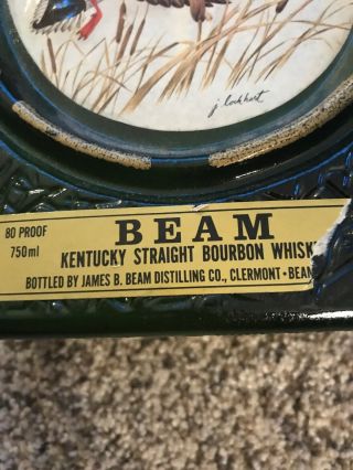 Beam’s Choice Jim Beam Bourbon Mallard Duck Series Decanter/Bottle Vintage 2