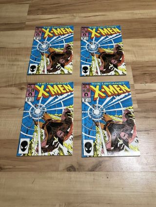 The Uncanny X - Men 221 First Appearance Of Mr.  Sinister (multiple Copies X 4)