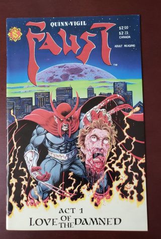 Faust Act 1 Love Of The Damned Issue 1 Nm 1988 Tim Vigil,  Quinn