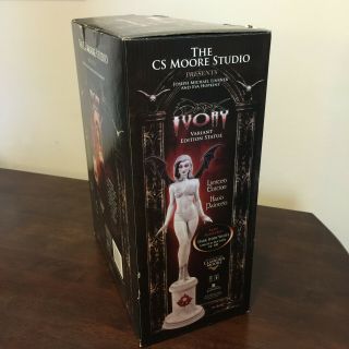 DARK IVORY Clayburn Moore Limited Statue 19/100 LINSNER CRY FOR DAWN 3