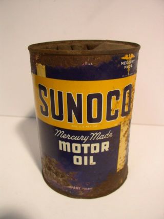 Sunoco Mercury Made Oil Can