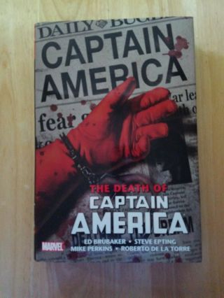 The Death Of Captain America Omnibus - Brubaker - Marvel Comics - 1st Printing