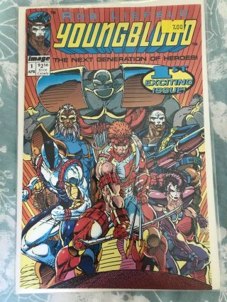 Youngblood 1 - 4 of series 1992.  All first printing with cards. 2