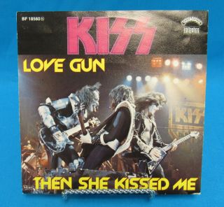 Kiss Love Gun 7 " Vinyl Casablanca Records Bf 18560 German Release