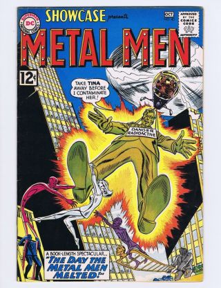 Showcase 40  4th App.  Metal Men; Ross Andru; Dc Comics; 1962 (c 19410)
