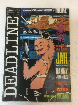 Deadline 1 1st App Tank Girl Comics 1st Series 1988 By Jamie Hewlett,  Martin