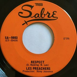 Les Preachers - Respect - Rare French Canadian Quebec Garage Soul Funk 45 - Mp3