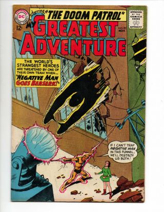 My Greatest Adventure 83 (1963 Dc Comics) - 4th App.  Doom Patrol; Negative Man