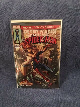 Peter Parker Spectacular Spiderman 1 J Scott Campbell Variant B Mary Jane Nm