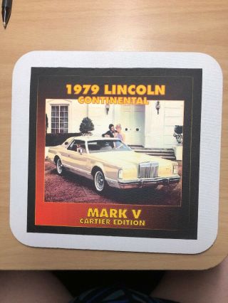 1979 Lincoln Continental Mark V Cartier Edition Mouse Pad