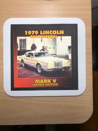 1979 Lincoln Continental Mark V Cartier Edition Mouse Pad 2