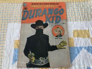 Durango Kid 1 Me 1949 Charles Starrett Frank Frazetta G,  2.  5