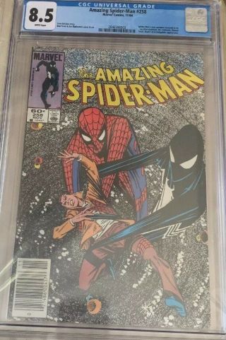 The Spider - Man 258 (11/84),  Cgc 8.  5 With White Pages - Just Graded