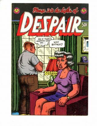 Despair 1 (1970) R.  Crumb 1st Print Print Vf - 7.  5