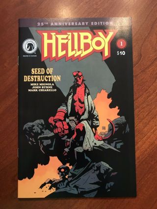Sdcc Dark Horse Exclusive 2019 Hellboy: Seed Of Destruction 1 25th Anniversary