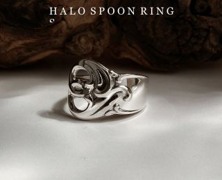 Stunning Ladies Swedish Silver Spoon Ring 1951 The Perfect Gift Idea