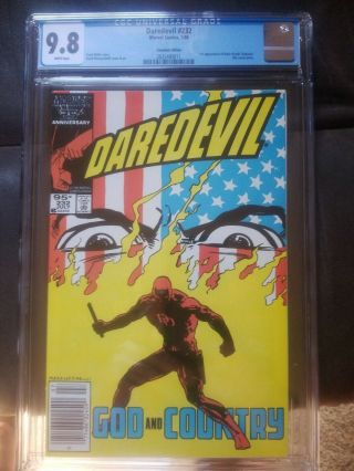 Daredevil 232 Cgc 9.  8 Wp Canadian Newsstand Cpv Low Pop Frank Miller Born Again