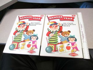 Banner Year 1955 Coloring Book Comic Character Woolworths Jack In The Box