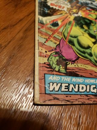 Incredible Hulk 180 Marvel Value Stamp Intact 1st Cameo Wolverine 3