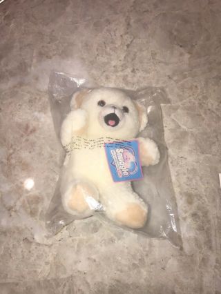 Snuggle Bear Plush In Packaging With Tags