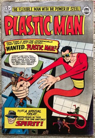 Silver Age Comics,  Plastic Man 18,  1960s,