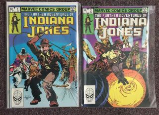 Further Adventures Of Indiana Jones 1 - 34 (marvel Comics,  John Byrne) 1983 - 86