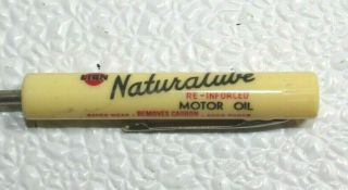 Vintage Advertising Screwdriver Naturalube Motor Oil Lion Oil Company El Dorado