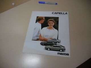 Mazda Capella Cg Sedan C2 Japanese Brochure 1987/06 8p/ep/er/ea/6p/fp/8s/es F8/e