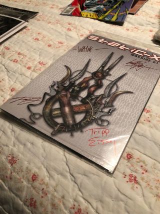 Static X Machine 1 Collectors Edition Comic Autographed Limited To 1500 Static - X