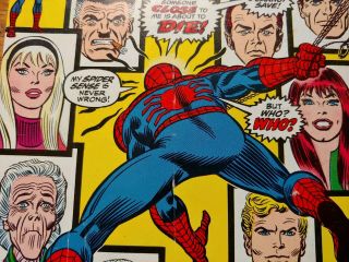 Spiderman 121 1973 Bright Colors.  Death of Gwen Stacy.  Marvel Key 4