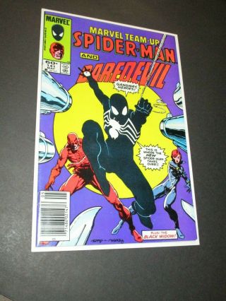 Marvel Team - Up 141 Spider - Man Daredevil 1st Black Suit Venom Newsstand