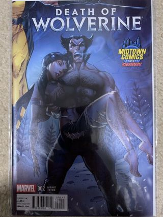 Death of Wolverine 1 - 4 Midtown Comics Exclusive Scott Campbell SIGNED By Soule 4
