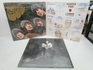 Beatles Rubber Soul John Lennon Shaved Fish Capitol Imagine Apple Vinyl Record