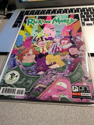 Rick And Morty Comic Issue 1 Emerald City Comic - Con Rare Nm
