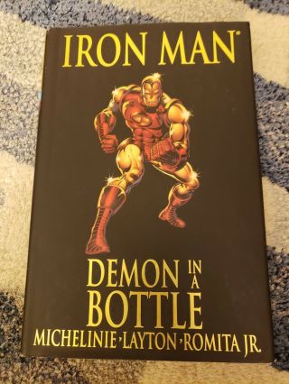 Iron Man: Demon In A Bottle By Michelinie Layton & Jr Jr 2008 Hc Marvel Premier