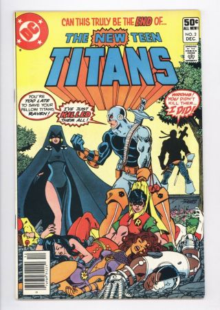 Teen Titans 2 Vol 1 Near Perfect 1st Deathstroke Terminator