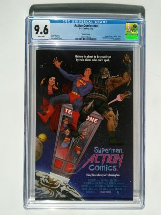 Action Comics 40 (dc,  2nd Series) Cgc 9.  6.  Bill And Ted 