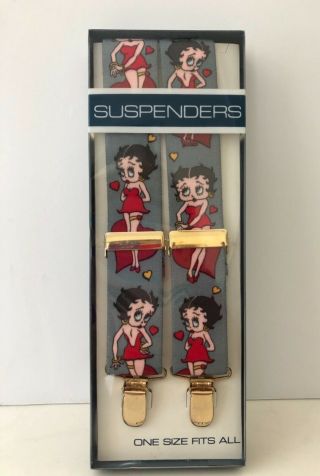 Vintage Betty Boop Suspenders 1994 Purchased at Disney World 2