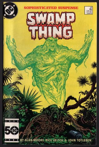 Saga Of The Swamp Thing 37 1st Full Appearance John Constantine / Alan Moore