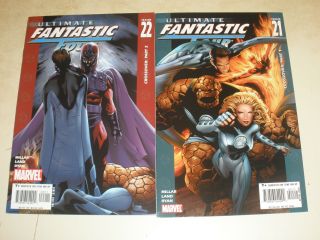 Marvel Comics Ultimate Fantastic Four 21 & 22 First Appearance Of Marvel Zombies