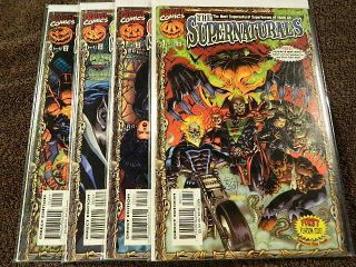 1998 Marvel Comics Supernaturals 1 - 4 Complete Set Ghost Rider,  Santana - Vf/nm
