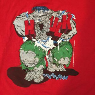 Vintage The Incredible Hulk T - Shirt From 1988 Todd Mcfarland Art - Not A Reprint