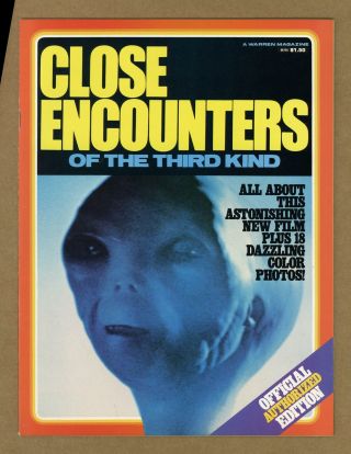 Warren Presents Close Encounters Of The Third Kind 1 1978 Vf,  8.  5
