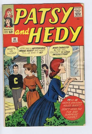 Patsy And Hedy 89 Marvel Pub 1963