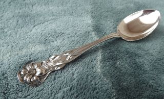Easter Lily By Watson Newell 5 1/4 " Sterling Coffee Spoon No Mono