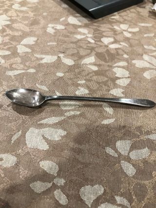 Vintage Rare Tiffany & Co Sterling Silver Baby Feeding Spoon 6” Long 32g