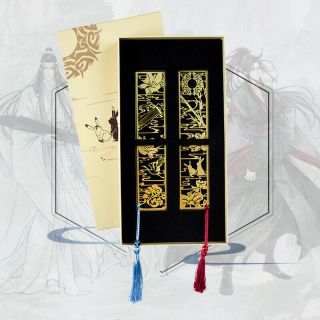 Grandmaster Of Demonic Cultivation Lan Wangji Wei Wuxian Bl Metal Bookmark Mz
